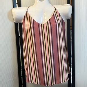 Pink Republic Cami. Pink Stripe. Size XXL